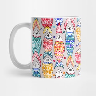 Fish Scales Print Mug